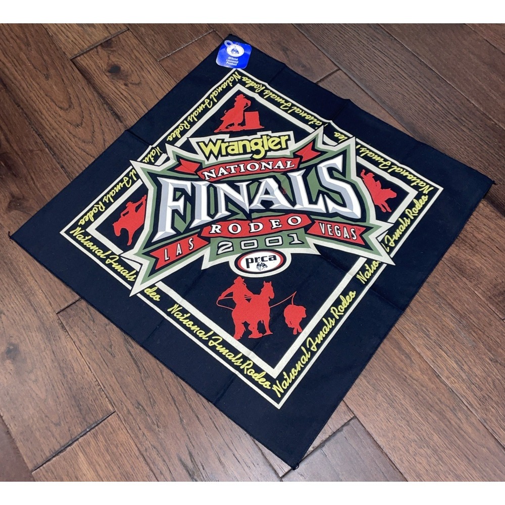 Wrangler National Finals Rodeo Las Vegas 2001 Bandana 43RD Event - Picture 2 of 6
